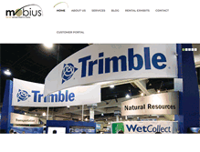 Tablet Screenshot of mobiusexhibits.com